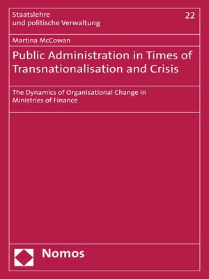 cover image of Public Administration in Times of Transnationalisation and Crisis